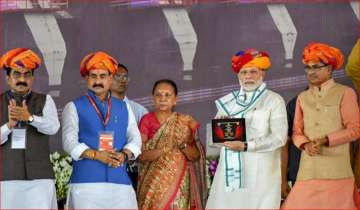 Narendra Modi inaugurates the Mohanpura Irrigation Project