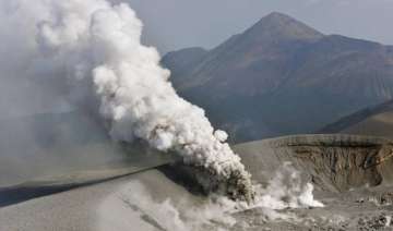 Volcanic Erruption in Japan Mt. Shinmoe