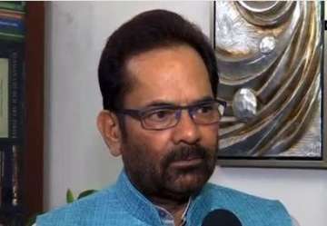Union Minister Mukhtar Abbas Naqvi, After