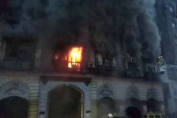 Fire at Patel Chambers building, Fort, Mumbai.