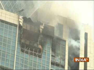 Fire breaks out  in Worli's BeauMonde tower