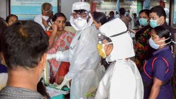Family members of the patients admitted at the Kozhikode Medical College - File photo