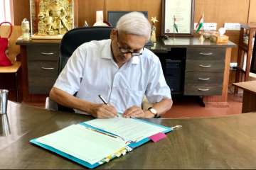 Goa Chief Minister Manohar Parrikar on Friday resumed official work at his office in the state secretariat.