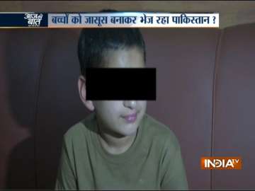 The kid nabbed by Indian Army