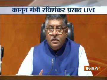 Union Minister Ravi Shankar Prasad accused the Congress of demeaning the Army. 