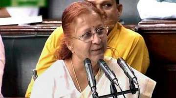 Lok Sabha Speaker Sumitra Mahajan