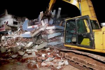 Two-storey building collapses in Kolkata 