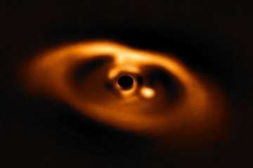 1st image of baby planet being formed