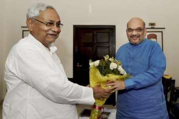 Bihar CM Nitish Kumar, Amit Shah