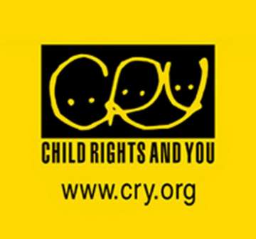 CRY- Child Rights and You logo