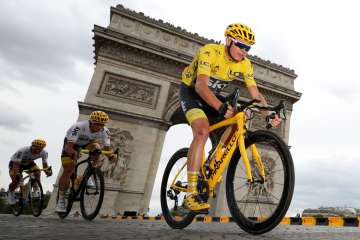 British road racing cyclist Chris Froome.