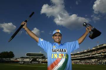 Sourav Ganguly 2002 NatWest Series Lords