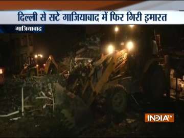 Five-storey building collapses in Khora of Ghaziabad