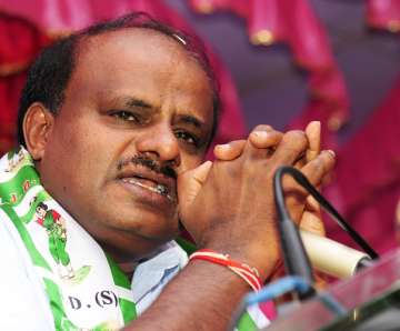  
Earlier in the day, Kumaraswamy said he was "not happy" as Karnataka chief minister and was swallowing pain like Lord Shiva who drank poison. 