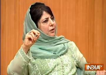 Mehbooba Mufti in Aap ki Adalat: Kashmir should be allowed to join China's CPEC
