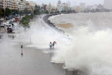 Earlier in the day, Mumbai witnessed the much-predicted high-tide at around 1:49 pm.