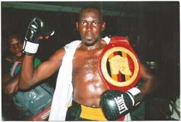 Ugandan boxer Mustafa Katende. 