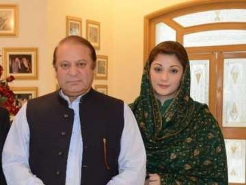 Nawaz Sharif with daughter Maryam- File pic