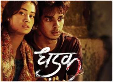 Janhvi Kapoor, Ishaan Khatter are full of fear in Dhadak new poster