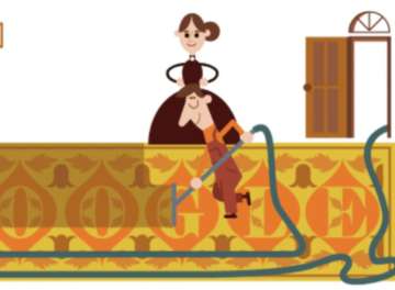 Google doodle Hubert Cecil Booth