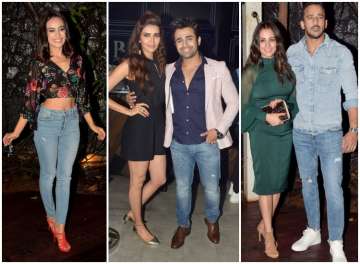 Naagin 3 Anita Hassanandani Karishma Tanna Surbhi Jyoti Pearl V Puri birthday bash pics