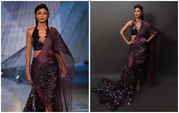 shilpa shetty at india couture week 2018