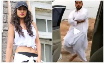 keke challenge nia sharma pakistani man 