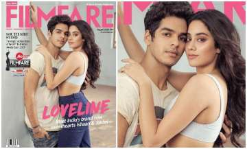 janhvi kapoor ishaan khatter on filmfare cover