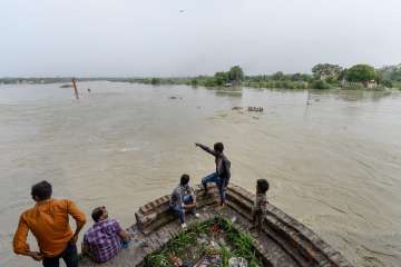 Yamuna flows above the danger level 