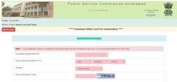 UPPSC Admit Card 2018 Released