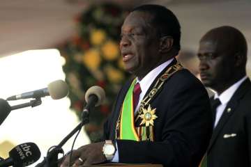 Zimbabwe President Emmerson Mnangagwa sworn in