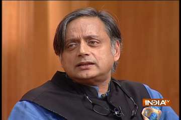 Shashi Tharoor in Aap Ki Adalat