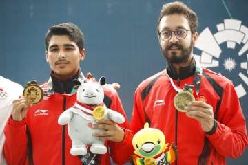 Saurabh Chaudhary wins Gold, Abhishek Verma clinches Bronze in Men's 10m Air Rifle Shooting