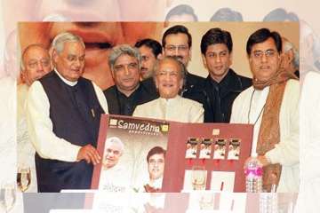 Atal Bihari Vajpayee during the launch of music album