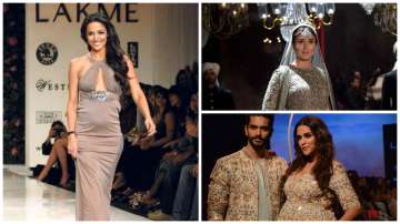 Actresses who walked the ramp with baby bump
