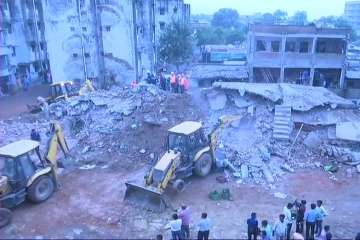 Rescue operations continue following building collapse in Ahmedabad 