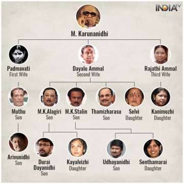 kalaignar karunanidhi family tree