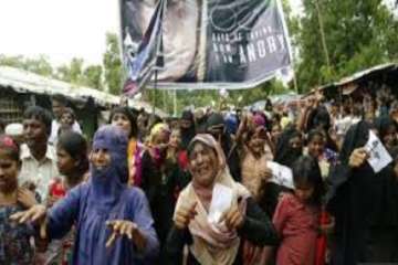 Rohingya refugees in Bangladesh.