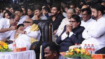 Amitabh Bachchan mourns Karunanidhi's death saying he handed Big B his first National Award