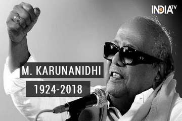 Karunanidhi death latest updates.