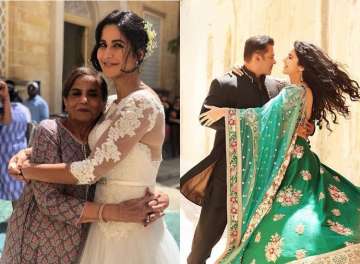 Salman Khan's mother Salma Khan embraces Katrina Kaif in a warm hug