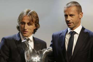 Luka Modric beats Cristiano Ronaldo and Mohamed Salah for 'UEFA Player of the Year' title