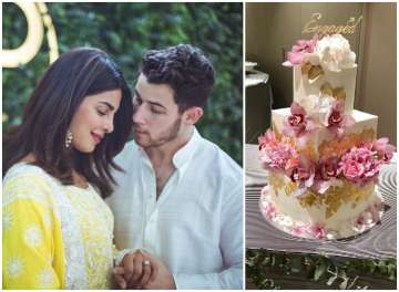 Engagement cake of Priyanka Chopra and Nick Jonas is creating buzz on internet