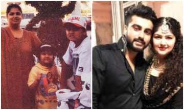 This childhood picture of Arjun Kapoor with sister Anshula and mother Mona is too cute to miss