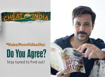 Emraan Hashmi reveals Cheat India logo