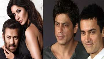 Salman Khan, Katrina Kaif, Shah Rukh Khan, Aamir Khan