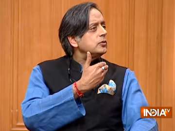 Shashi Tharoor on Aap ki Adalat: Mutual respect between political rivals crucial