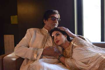 Amitabh Bachchan with daughter Shweta Bachchan Nanda