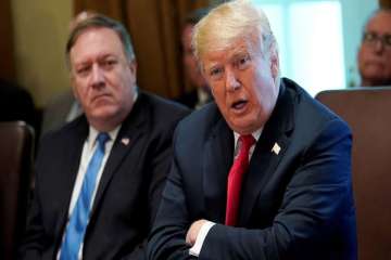US President Donald Trump and Secretary of State Mike Pompeo