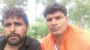 The two men identified themselves as Darwesh Shahpur and Naveen Dalal. Two alleged attackers of JNU student leader Umar Khalid.